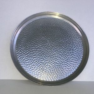 Vintage Hammered Aluminum Tray made in Spain